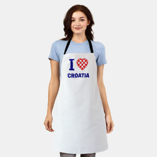 I love croatia apron