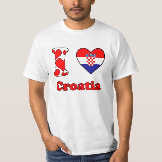 I love Croatia T-Shirt (Front)