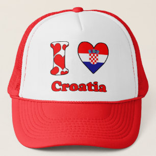 I love Croatia Trucker Hat
