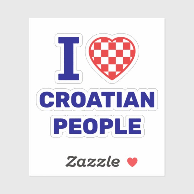 I Love Croatian People (Sheet)