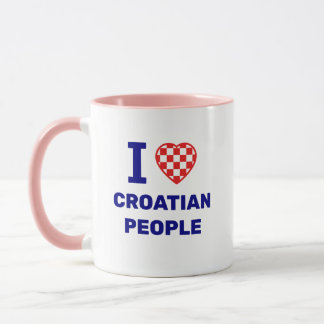 I Love Croatian People Mug