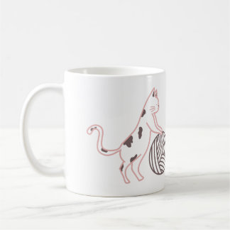 I love Crochet - Cat and Yarn Coffee Mug