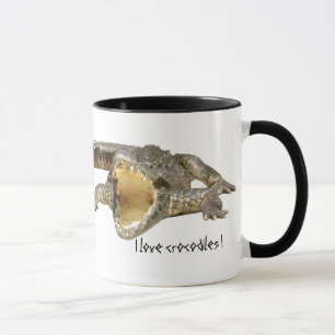 I love crocodiles ! mug