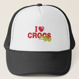 i love crocs trucker hat