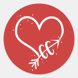 I Love Cross Country Running Stickers Gift