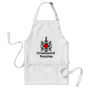 I Love Crossword Puzzles Standard Apron