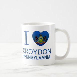 I Love Croydon, PA Coffee Mug