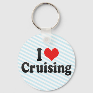 I Love Cruising Key Ring