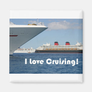 I Love Cruising Magnet