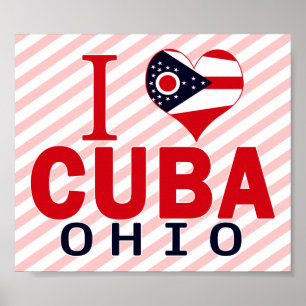 I love Cuba, Ohio Poster