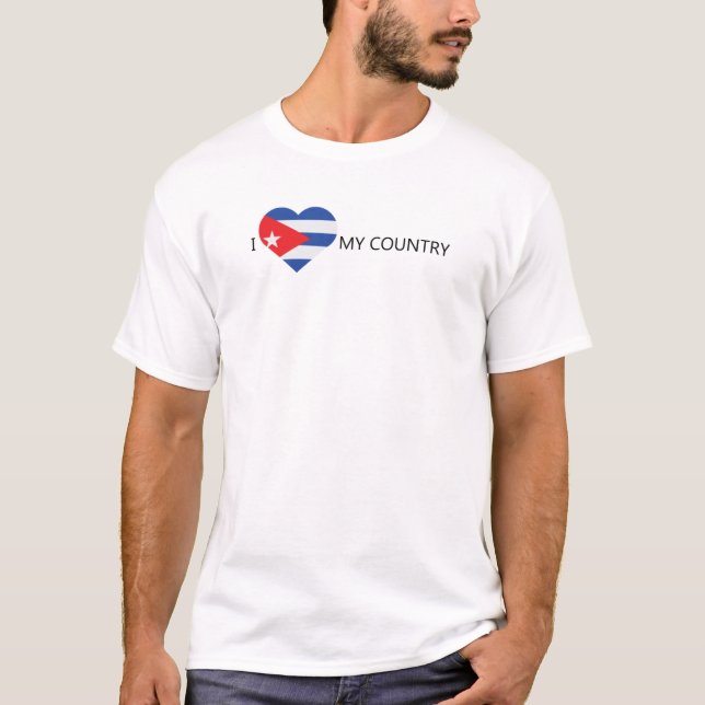 I Love Cuba T-Shirt (Front)