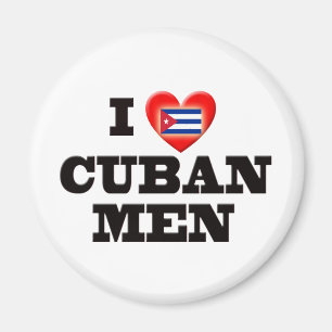 I Love Cuban Men Magnet