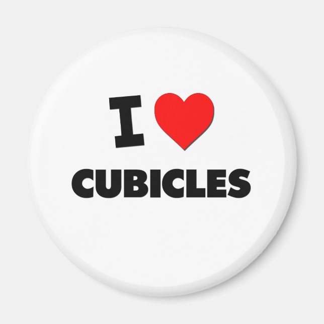 I love Cubicles Magnet (Front)