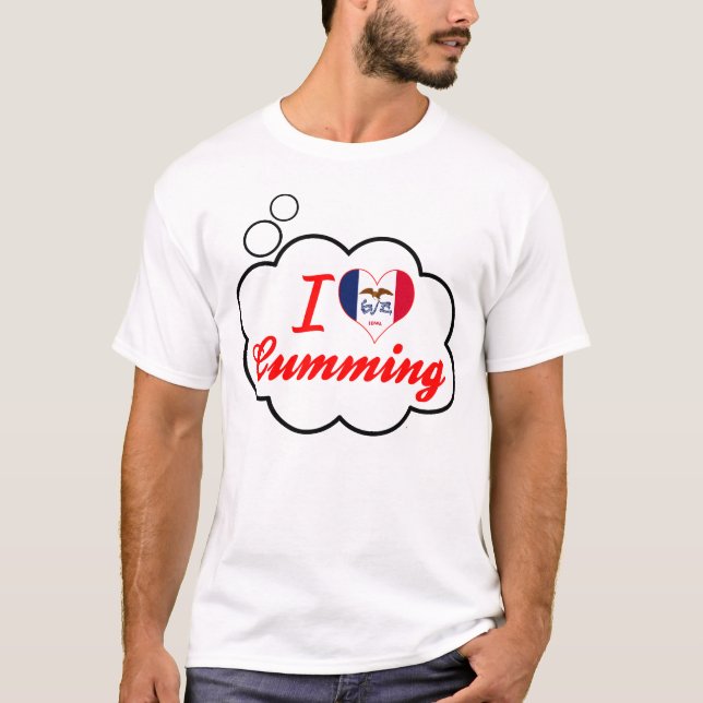 I Love Cumming, Iowa T-Shirt (Front)