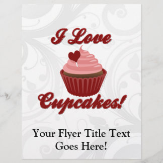 I Love Cupcakes Flyer