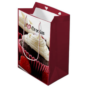 I Love Cupcakes Medium Gift Bag
