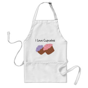 I Love Cupcakes Standard Apron