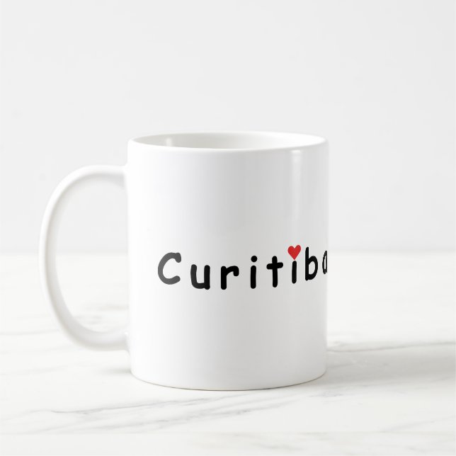 I love Curitiba Coffee Mug (Left)