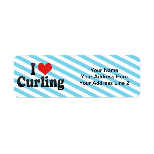I Love Curling (Front)