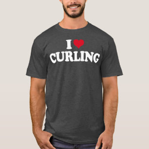 I Love Curling T-Shirt