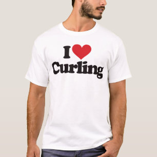 I Love Curling T-Shirt