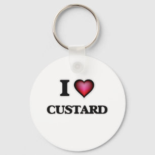 I love Custard Key Ring