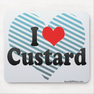 I Love Custard Mouse Mat