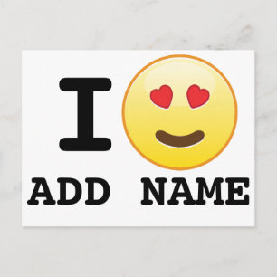 I Love Custom Postcards