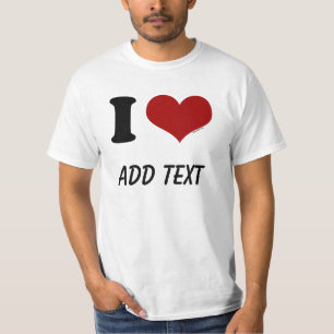 I Love Custom T-Shirt