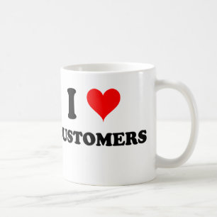 I Love Customers Coffee Mug