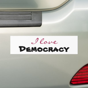 I love [customize] bumper sticker