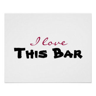 I love [customize] poster