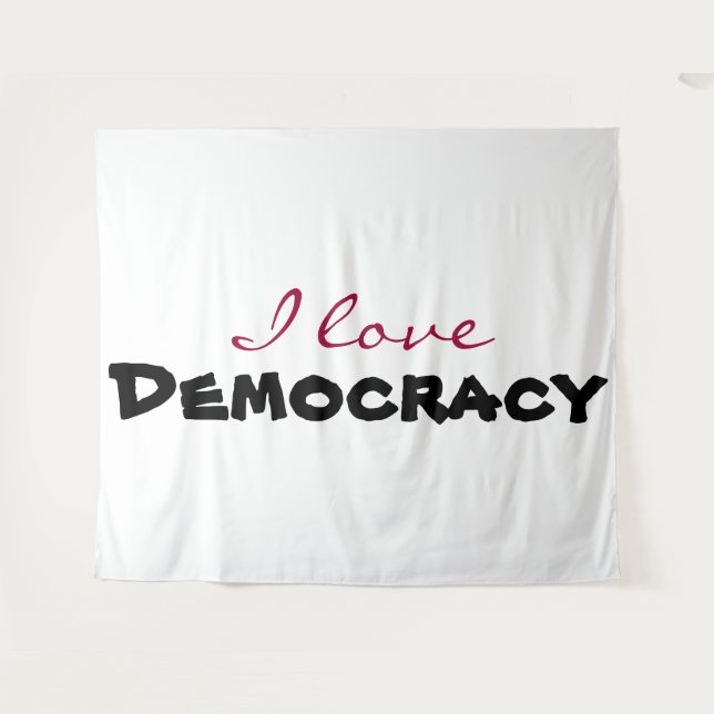 I love [customize] tapestry (Front (Horizontal))