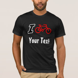 I Love Cycling Blank T-Shirt