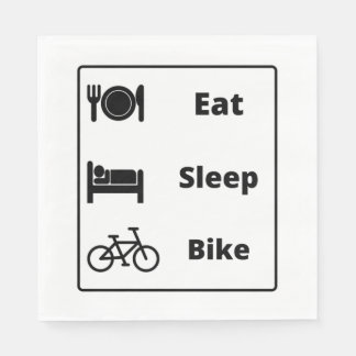 I love cycling napkin