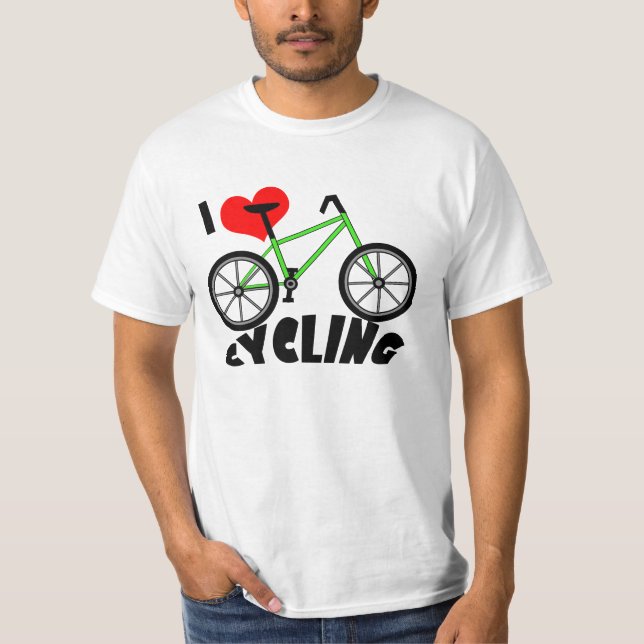 I Love Cycling T-Shirt (Front)
