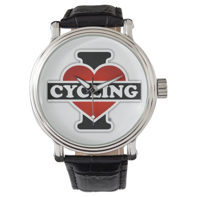 I Love Cycling Watch (Front)