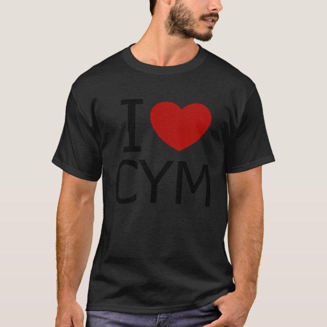 I love CYM Cymru Wales Welsh Rugby Pride T-Shirt (Front)