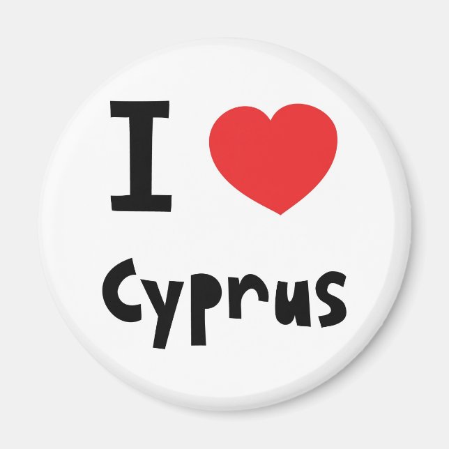 I love Cyprus Magnet (Front)