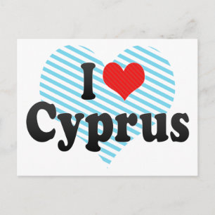 I Love Cyprus Postcard