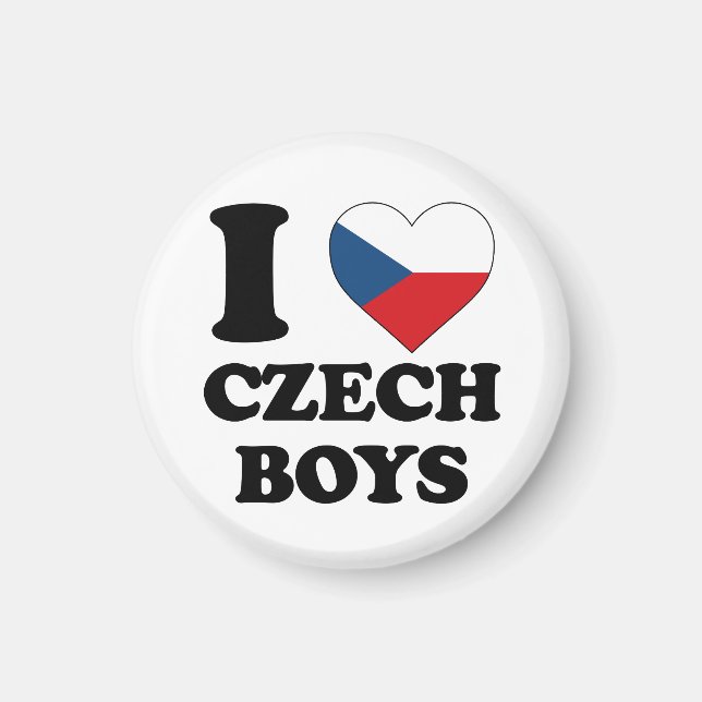 I love Czech Boys Magnet (Front)