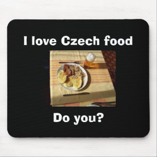 I love Czech food Mouse Mat