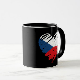 I Love Czechia - Czech Flag Heart  Mug