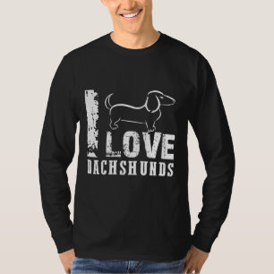 I Love Dachshunds T-Shirt
