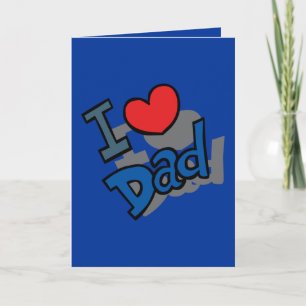 I love Dad - Card