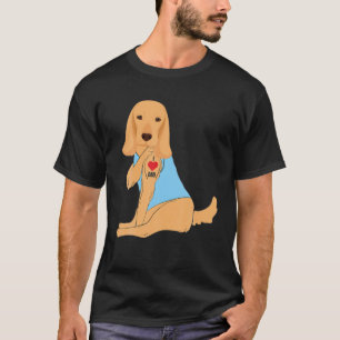 I Love Dad - Dog Heart Tattoo Cocker Spaniel T-Shirt
