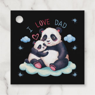I Love Dad Favour Tags