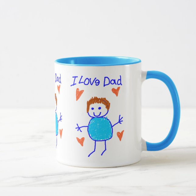 I Love Dad Mug (Right)