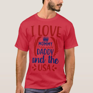 I Love Dad Mummy T-Shirt