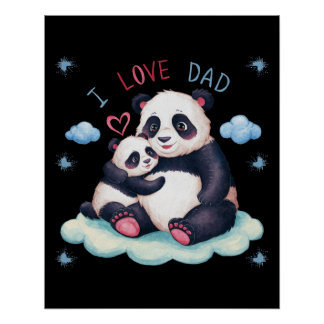 I Love Dad Poster